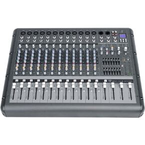 خلاط Rockville 18 قناة 6000 واط يعمل بالطاقة مع USB، التأثيرات/16 XDR2 Mic Pres (RPM1870) in Kuwait