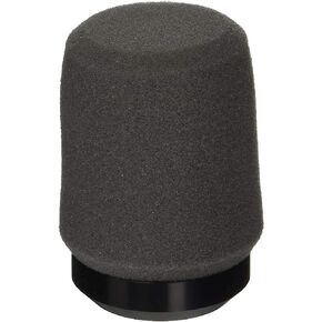 Shure A2WS Locking Microphone Windscreen - Reduces Unwanted Breath and Wind Noise, Black - Compatible with SM57 and 545 Series Mics (A2WS-BLK)