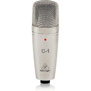 Behringer C-1 Medium-Diaphragm Condenser Microphone + Amazon Basics XLR Microphone Cable Bundle in Saudi Arabia