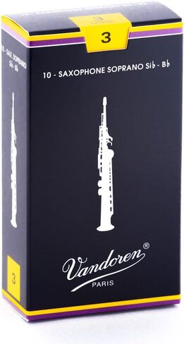 Vandoren SR201 Soprano Sax Traditional Reeds Strength 1; Box of 10 in Saudi Arabia