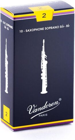 Vandoren SR201 Soprano Sax Traditional Reeds Strength 1; Box of 10 in Saudi Arabia