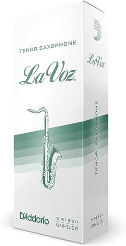 D'Addario Rico La Voz Tenor Saxophone Reeds - Tenor Sax Reeds, Strength Medium, 10-pack in Saudi Arabia
