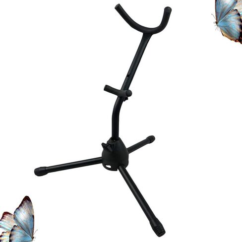 Exceart Saxophone Tripod Stand Holder Sax Alto Tenor Saxophone Holder Rack Portable Musical Instrument in Saudi Arabia