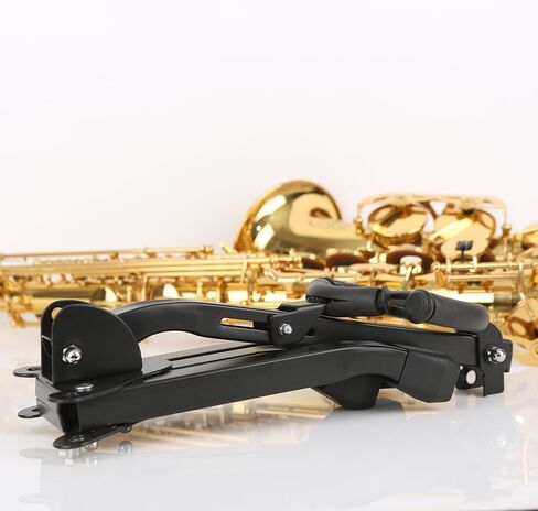 Rhythm Foldable Alto Saxophone Stand Stainless Steel Sax Stand Holder Portable Saxophone Bracket Adjustable Stand in Saudi Arabia