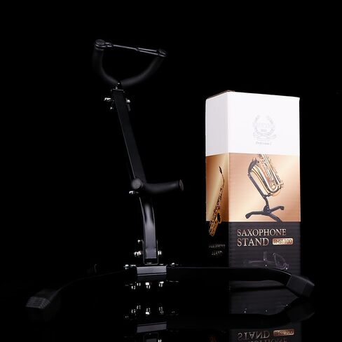 Rhythm Foldable Alto Saxophone Stand Stainless Steel Sax Stand Holder Portable Saxophone Bracket Adjustable Stand in Saudi Arabia