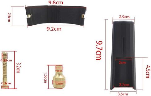 Saxophone Ligature Fastener,Artificial Leather Rubber for Sax Mouthpiece (for Alto) in Kuwait