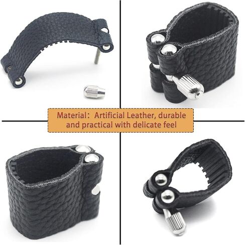 قفل رباط الكلارينيت من Cheerock Clarinet، قفل رباط الكلارينيت من الجلد الاصطناعي، قفل رباط الكلارينيت المسطح B، أجزاء الكلارينيت in Kuwait