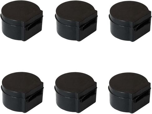 واقي وسادة مسند الإبهام من المطاط الأسود الكلارينيت من فيزكايا، عبوة مريحة مكونة من 6 قطع in Kuwait