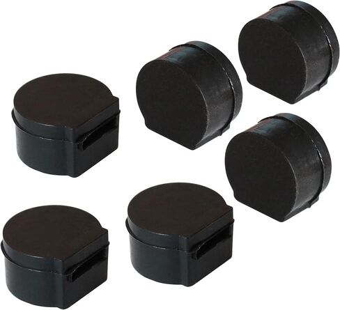 واقي وسادة مسند الإبهام من المطاط الأسود الكلارينيت من فيزكايا، عبوة مريحة مكونة من 6 قطع in Kuwait