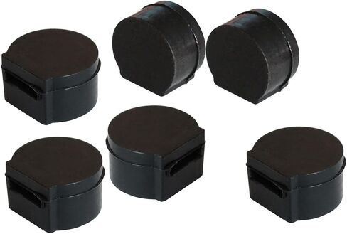 واقي وسادة مسند الإبهام من المطاط الأسود الكلارينيت من فيزكايا، عبوة مريحة مكونة من 6 قطع in Kuwait