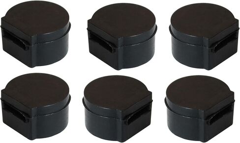 واقي وسادة مسند الإبهام من المطاط الأسود الكلارينيت من فيزكايا، عبوة مريحة مكونة من 6 قطع in Kuwait