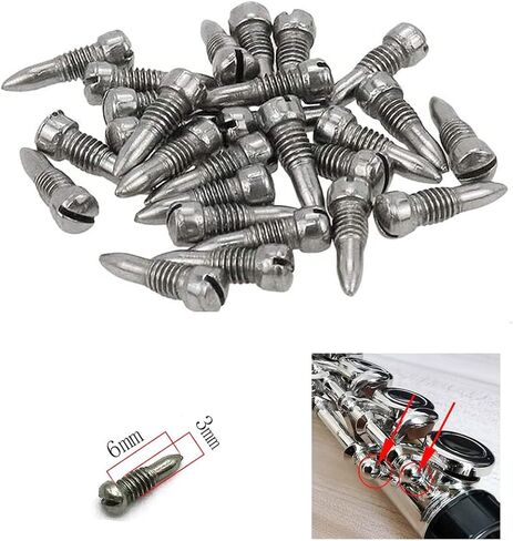 TUOREN 1 Set of Alto Saxophone Repair Kits Wind Musical Instrument Parts with Rat-tail Screws + Round Head Screws + Nut DIY Accessories in Saudi Arabia
