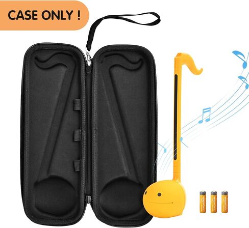 ProCase Carrying Case for Otamatone Japanese Electronic Musical Instrument Portable Synthesizer, Storage Organizer Holder for Regular Size Instrument Music Toy Accessories, Kids Child Gift -Black in Kuwait