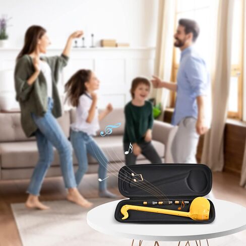 ProCase Carrying Case for Otamatone Japanese Electronic Musical Instrument Portable Synthesizer, Storage Organizer Holder for Regular Size Instrument Music Toy Accessories, Kids Child Gift -Black in Kuwait