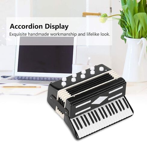 ألانو آلة موسيقية صغيرة الأكورديون نموذج زخرفة الآلة الموسيقية (7 سم) in Kuwait