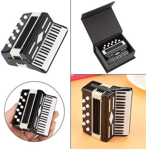 ألانو آلة موسيقية صغيرة الأكورديون نموذج زخرفة الآلة الموسيقية (7 سم) in Kuwait