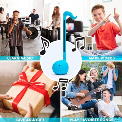 Otamatone Japanese Electronic Synthesizer Musical Instrument Toy - Blue | Portable Music Synthesizer from Japan by Maywa Denki Studio Award Winning Educational Fun Gift for Children, Teens & Adults in Saudi Arabia
