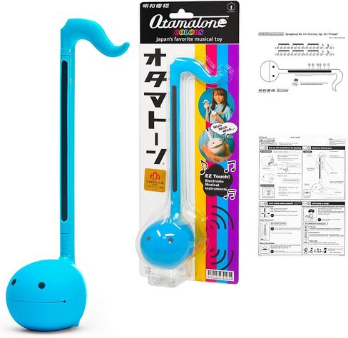Otamatone Japanese Electronic Synthesizer Musical Instrument Toy - Blue | Portable Music Synthesizer from Japan by Maywa Denki Studio Award Winning Educational Fun Gift for Children, Teens & Adults in Saudi Arabia