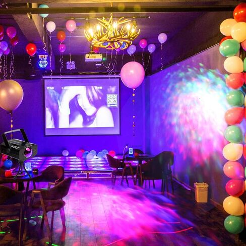 7 RGBW Color Water Effect Lights,KOOT Water Wave Lights Projector Stage Party Lights, Water Effect Strobe Ripples Lighting with Remote for Christmas Wedding Home Karaoke Disco Halloween Kids Room in Saudi Arabia
