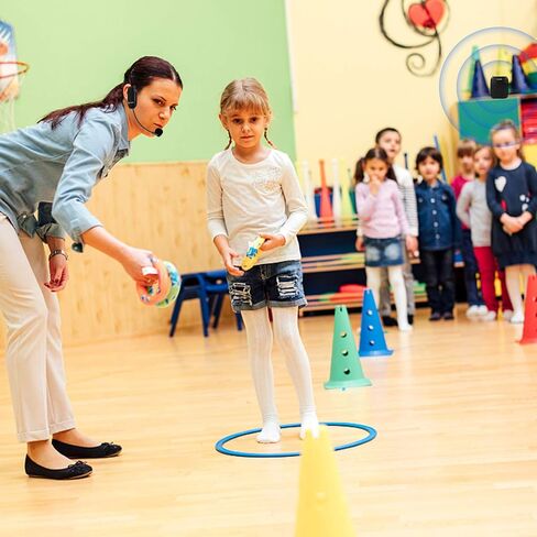 زوييتيك مكبر صوت لاسلكي للمعلمين، مكبر صوت محمول، مضخم صوت مع ميكروفون لاسلكي للمعلمين والفصول الدراسية والاجتماعات واليوغا والمدربين والاماكن الخارجية والالعاب in Kuwait