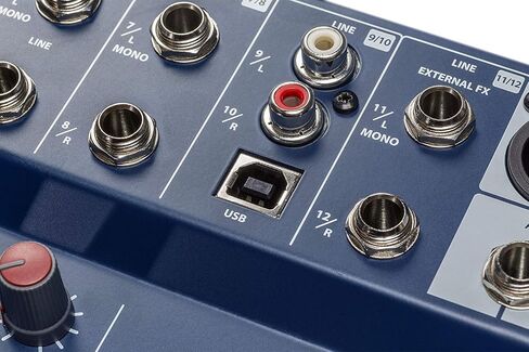 Soundcraft Notepad-12FX وحدة تحكم خلط تناظرية صغيرة الحجم مكونة من اثنتي عشرة قناة مع مدخل USB وتأثيرات المعجم (5085985US) in Kuwait