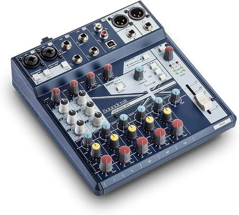 Soundcraft Notepad-12FX وحدة تحكم خلط تناظرية صغيرة الحجم مكونة من اثنتي عشرة قناة مع مدخل USB وتأثيرات المعجم (5085985US) in Kuwait