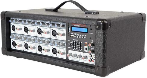 روكفيل موكسر/مضخم صوت 8 قنوات يعمل بالطاقة 2400 واط مع بلوتوث/معادل الصوت / مؤثرات RPM80BT in Kuwait