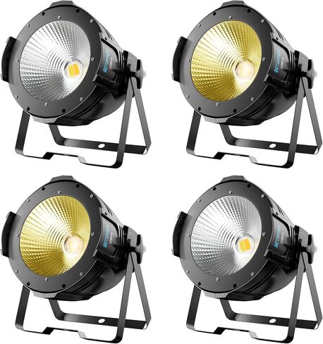 BETOPPER Stage Spotlights, 100W LED DMX Lights, Warm & Cold White Spot Lights COB Stage Lighting, Strobe Lighting for Church, Parties, Wedding, Theatre, Live Events, Stage etc.(1 Pack) in Saudi Arabia