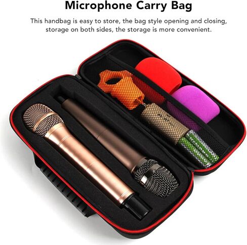 Bags Cases for Microphones, Microphone Bags Protection of Storage Bag Box for Video Mic, Protective Case for Microphone Box, Transport Bag for Microphone Box, Microphone Case in Saudi Arabia