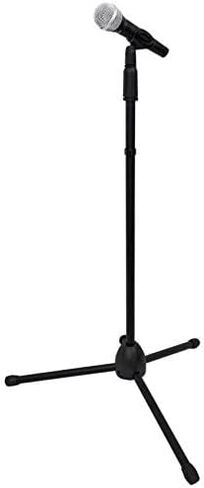 Rockville Wired Pro MIc Kit 1 - ميكروفون معدني متطور + حامل ميكروفون + حقيبة حمل + كابل، أسود in Saudi Arabia