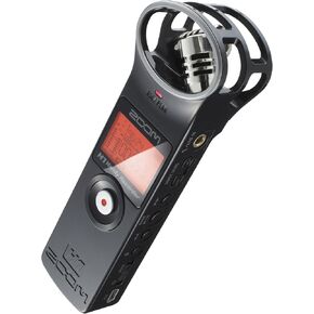 Zoom H1n Portable Recorder, Onboard Stereo Microphones, Camera Mountable, Records to SD Card, Compact, USB Microphone, Overdubbing, Dictation, For Recording Music, Audio for Video, and Interviews in Kuwait