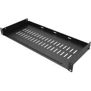 1U Vented Server Rack Shelf Disassembled 10 inches Deep No Lip | Universal Rack Tray for 19 Inches Network Cabinet or Server Rack in Saudi Arabia