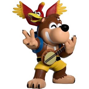 Youtooz Banjo Kazooie Vinyl Figure, 4.5" Action Figure, Banjo The Bear with his Friend Kazooie The Red Bird - Youtooz Banjo Kazooie Figure Collection Based on Famous Video Game