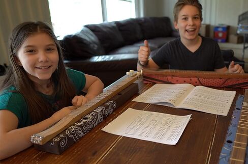 Mountain Dulcimer KIT All WOOD Build-it-Yourself 4-String Dulcimer with CHERRY neck. FUN and EASY to Build and PLAY! Great for Travel, GIFT, Group or Homeschool Activity - DIY Kit - Made in USA in Saudi Arabia