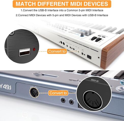 CAMOLA USB MIDI Host Box USB to MIDI Converter MIDI Interface in Kuwait