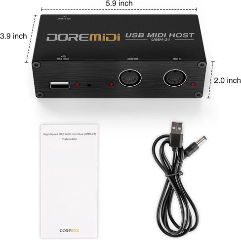 CAMOLA USB MIDI Host Box USB to MIDI Converter MIDI Interface in Kuwait
