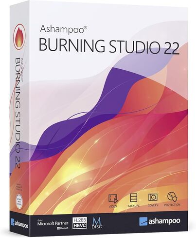BURNING STUDIO 22 - Burn, back up, copy and convert any file type – burning software - create covers, inlays, disk labels in Kuwait