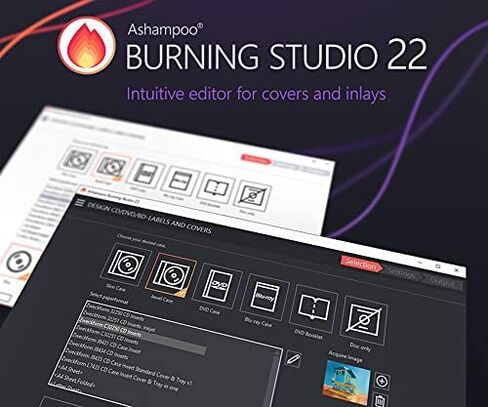 BURNING STUDIO 22 - Burn, back up, copy and convert any file type – burning software - create covers, inlays, disk labels in Kuwait