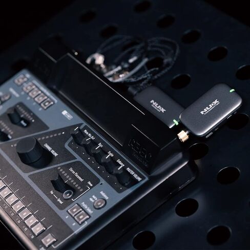 NUX B-7PSM 5.8 جيجا هرتز نظام مراقبة لاسلكي داخل الأذن، ستيريو IEM، حافظة شحن متضمنة، نقل صوت ستيريو، مصمم للعروض الحية وتدريبات الفرقة، غير مناسب للممارسة الصامتة الشخصية in Kuwait