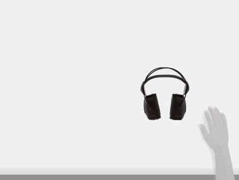 Alesis DRP100 - سماعات رأس طبول إلكترونية عازلة للصوت للمراقبة أو التدريب أو الاستخدام المسرحي مع محول 1/4 بوصة وحقيبة واقية، أسود in Kuwait