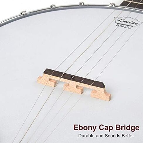 Kmise Banjolele Banjo Ukulele Concert Size 23 Inch with Bag Tuner Strap Strings Pickup Picks Ruler Wrench Bridge in Kuwait