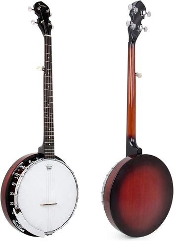 Kmise Banjolele Banjo Ukulele Concert Size 23 Inch with Bag Tuner Strap Strings Pickup Picks Ruler Wrench Bridge in Kuwait