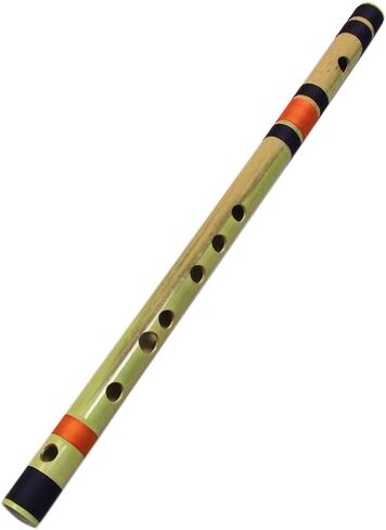 Zaza Percussion- فلوت بانسوري من الخيزران المصقول الاحترافي - (الفلوت الهندي) مع حقيبة حمل (G-Middle) in Saudi Arabia