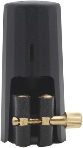 غطاء قطعة الفم من OriGlam Woodwinds Tenor Saxophone، قفل جلدي مع غطاء بلاستيكي لقطعة الفم للساكسفون (تينور) in Kuwait