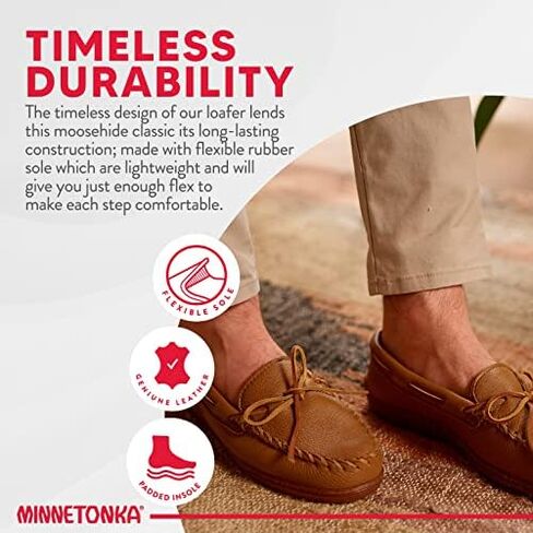 Minnetonka Men's Moosehide Classic Moccasin in Saudi Arabia