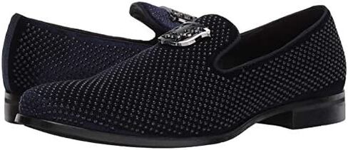 STACY ADAMS Men's Swagger Studded Ornament Slip-on Driving Style Loafer in Saudi Arabia