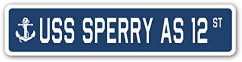 USS Sperry AS 12 Street Sign US هدية البحارة المخضرمين لسفينة البحرية in Saudi Arabia