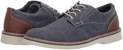 Nunn Bush Men's Barklay Canvas Plain Toe Oxford Lace Up in Kuwait