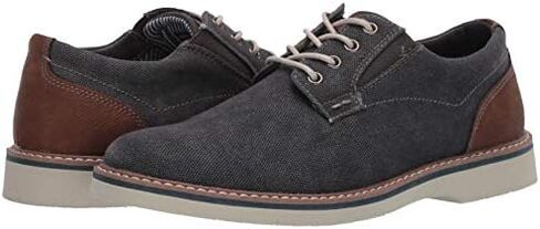 Nunn Bush Men's Barklay Canvas Plain Toe Oxford Lace Up in Kuwait