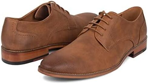 Kenneth Cole Men's Unlisted Dress Shoes Cheer Buck Classic Cap-Toe Lace-Up Memory Foam Insole in Saudi Arabia